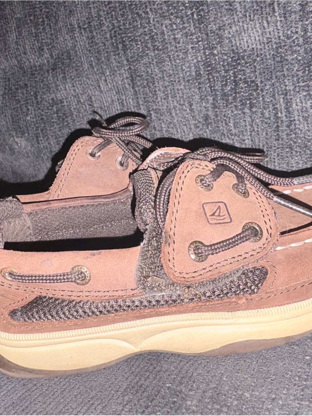 Sperry Kids Brown Suede Boat Shoes